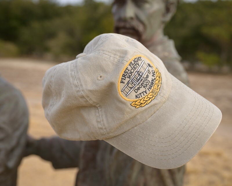 First Flight Society Khaki Baseball Cap