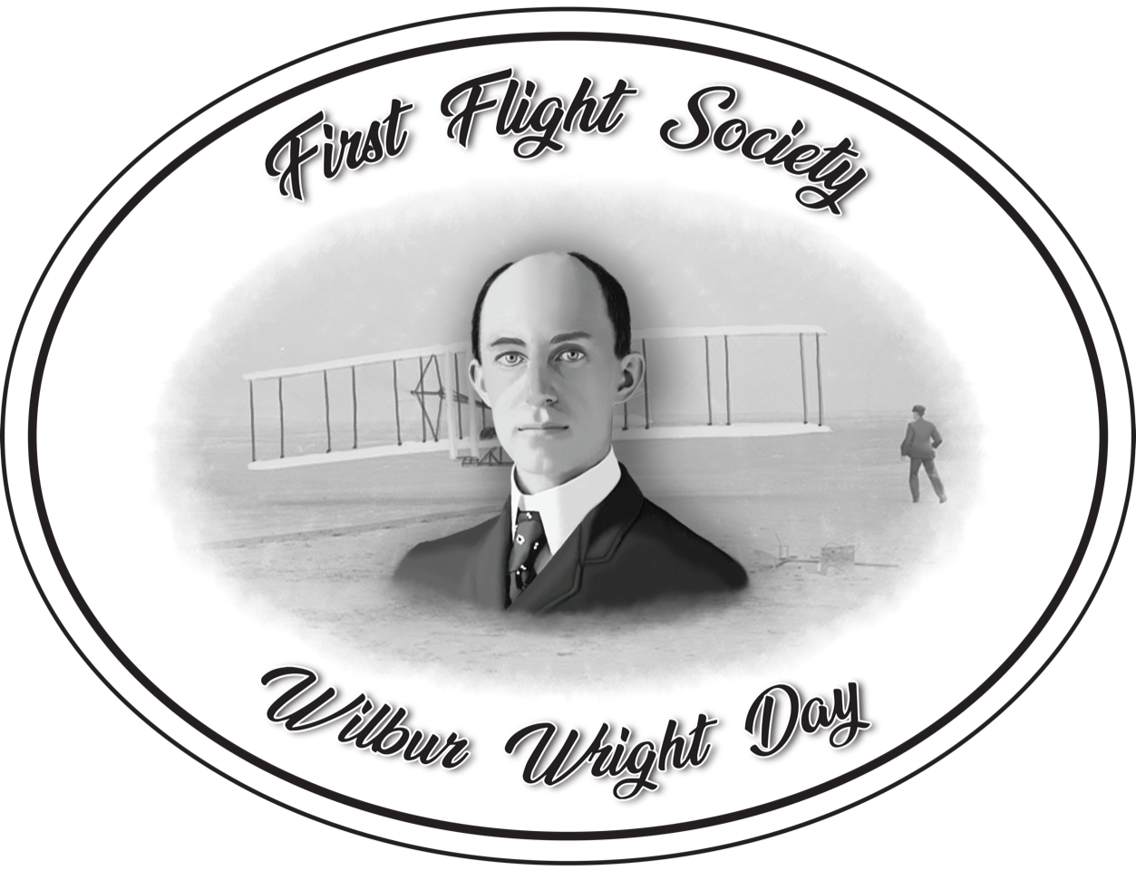 Wilbur Wright Day T-Shirts (Charcoal)-Preorder - Store - First Flight