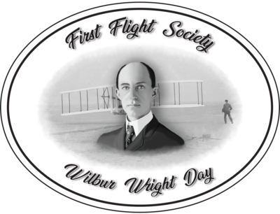 Wilbur Wright Day T-Shirts (White)-Preorder