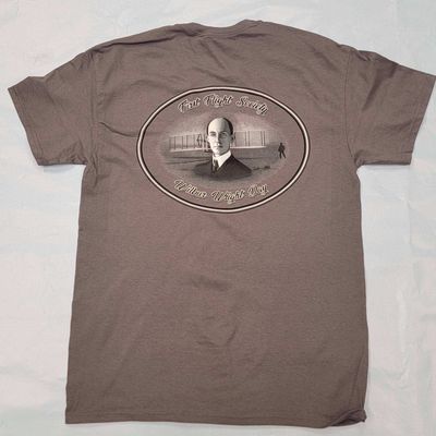 Wilbur Wright Day T-Shirts (Charcoal)