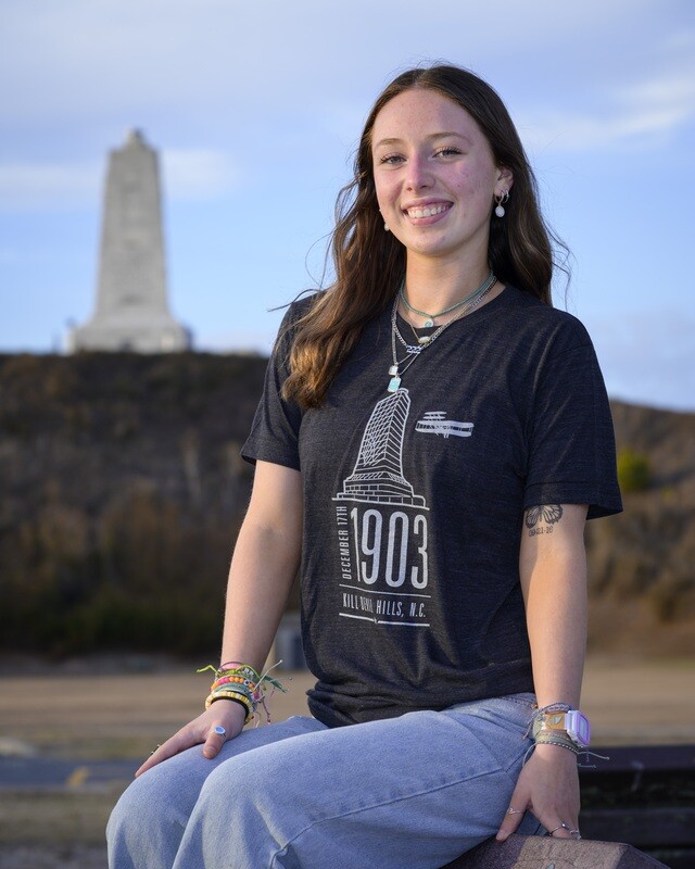 Wright Brothers National Memorial T-shirt (Black)