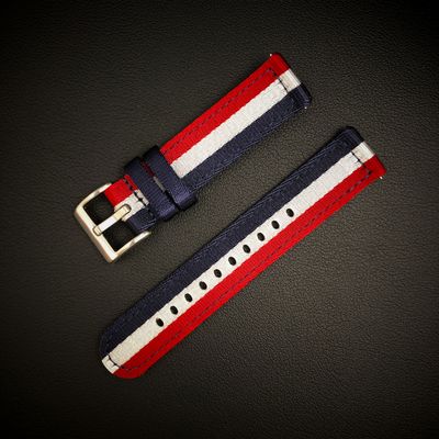 Nylon Klockarmband 20 mm med Snabbfäste – Passar Seiko, Omega, Tudor, Pagani, Garmin m.fl.
