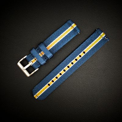Nylon Klockarmband 20 mm med Snabbfäste – Passar Seiko, Omega, Tudor, Pagani, Garmin m.fl.