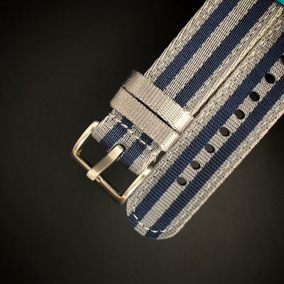 Nylon Watch Strap 20 mm with Quick Fastener - Fits Seiko, Omega, Tudor, Pagani, Garmin and others.