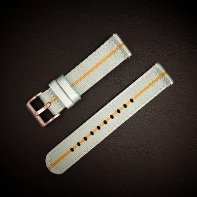 Nylon Klockarmband 20 mm med Snabbfäste – Passar Seiko, Omega, Tudor, Pagani, Garmin m.fl.