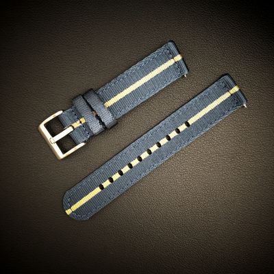 Nylon Klockarmband 20 mm med Snabbfäste – Passar Seiko, Omega, Tudor, Pagani, Garmin m.fl.