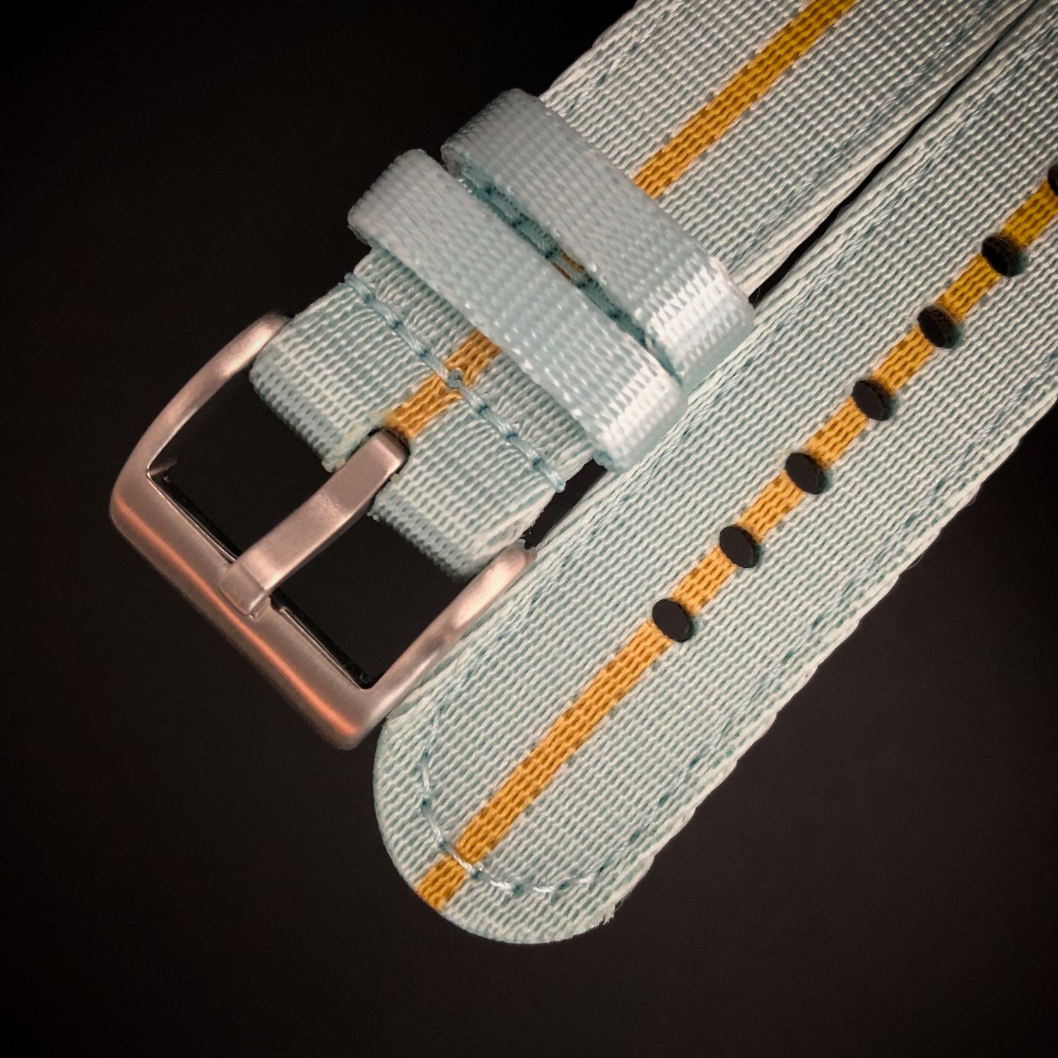 Nylon Watch Strap 20 mm with Quick Fastener - Fits Seiko, Omega, Tudor, Pagani, Garmin and others.