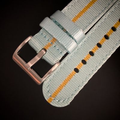 Nylon Watch Strap 20 mm with Quick Fastener - Fits Seiko, Omega, Tudor, Pagani, Garmin and others.