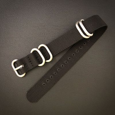 ZULU strap Black 18 mm