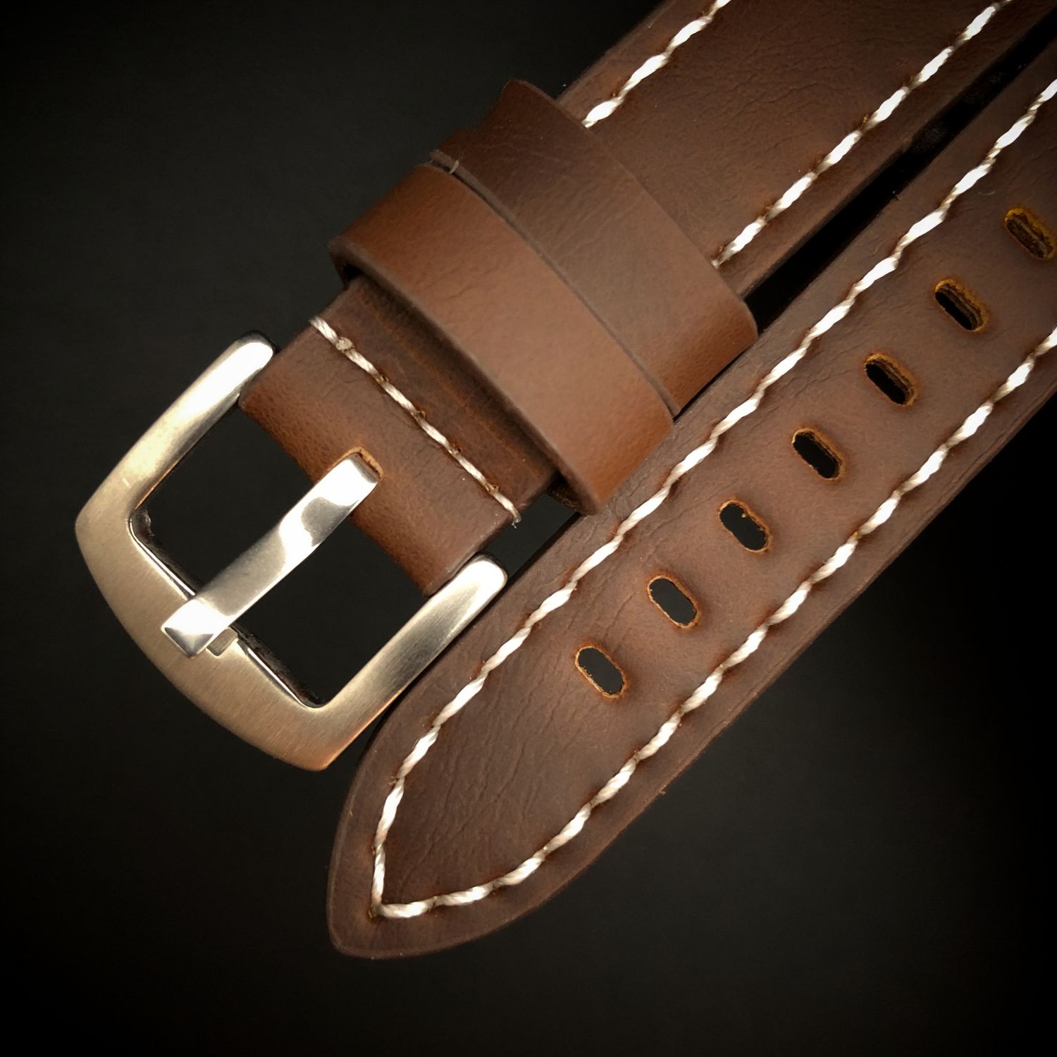 Cowhide Leather Watch Strap – 18mm, 20mm, 22mm
