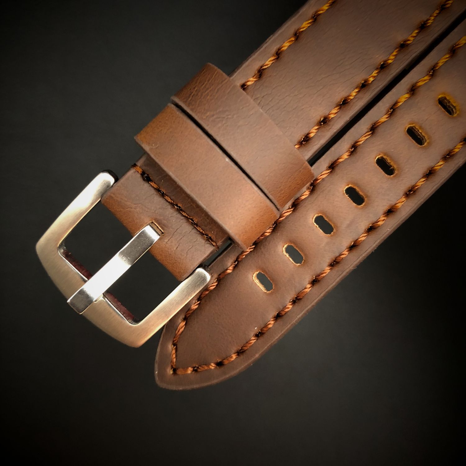 Cowhide Leather Watch Strap – 18mm, 20mm, 22mm