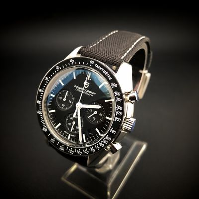 Pagani Design PD-1701 Speedmaster Moonwatch – 40 mm kronograf med safirglas &amp; VK63-urverk