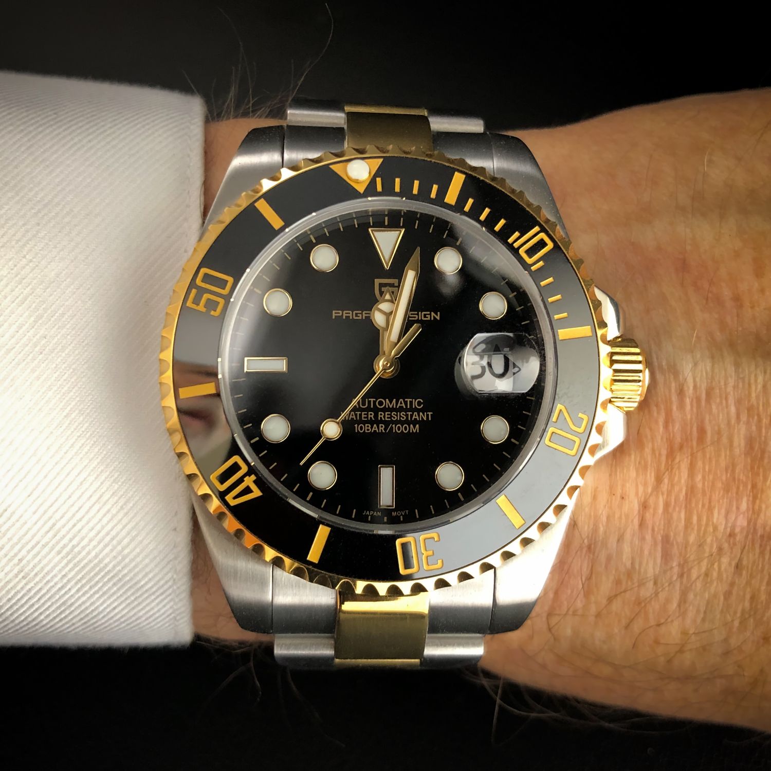 Pagani Design PD-1639 Submariner Seiko NH35 Automat 10ATM/100M