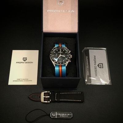 Pagani Design PD-1701 Speedmaster Le Mans – 40 mm kronograf med safirglas &amp; VK63-urverk
