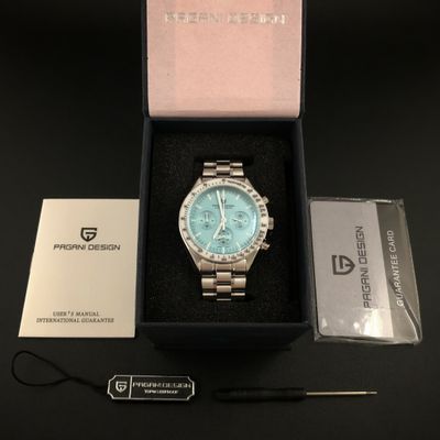 Pagani Design PD-1701 Speedmaster Moonwatch– 40 mm kronograf med safirglas &amp; VK63-urverk