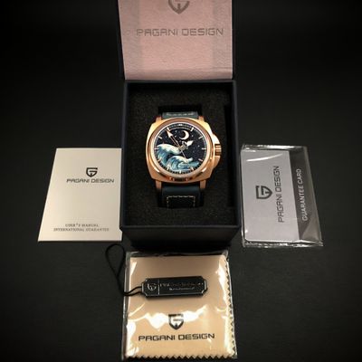 Pagani Design PD-YS014 – 43 mm automat med safirglas, NH35A-verk &amp; 100 m vattenskydd