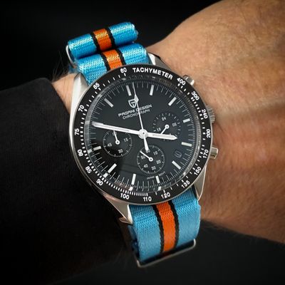 Pagani Design PD-1701 Speedmaster Moonwatch – 40 mm Chronograph with Sapphire Crystal &amp; VK63 Movement