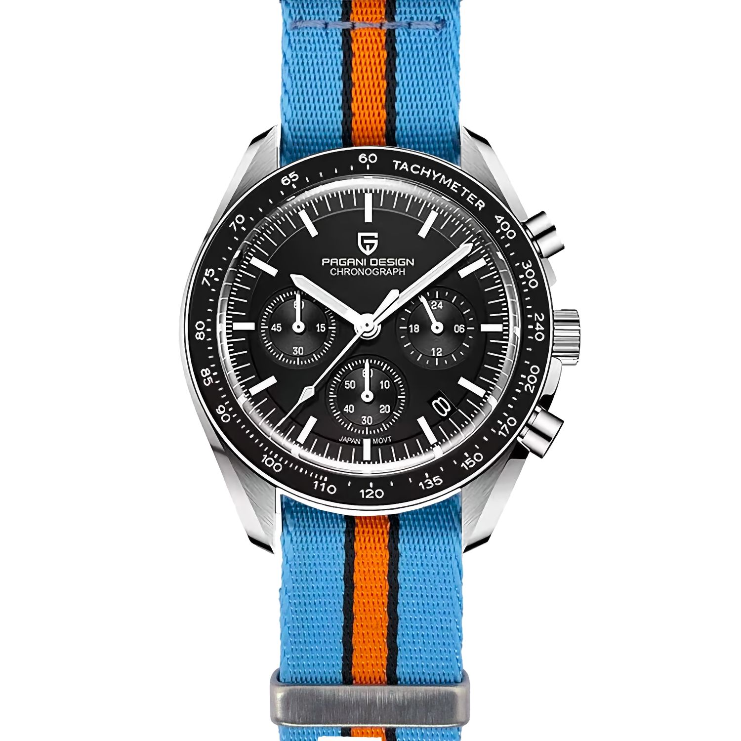 Pagani Design PD-1701 Speedmaster Moonwatch – 40 mm Chronograph with Sapphire Crystal &amp; VK63 Movement