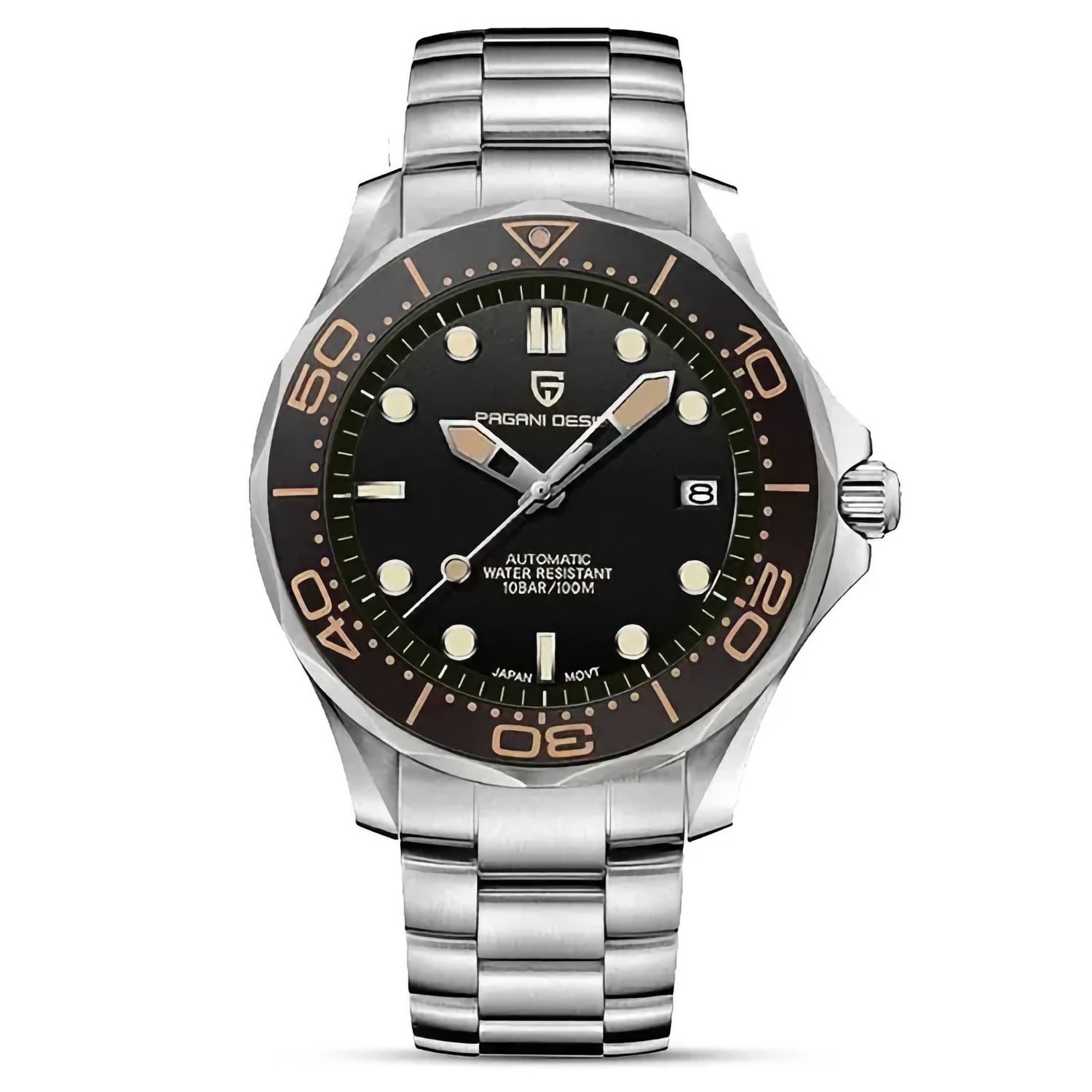 Pagani Design PD-1667 Seiko NH35 Automatiskt 10 ATM / 100 M