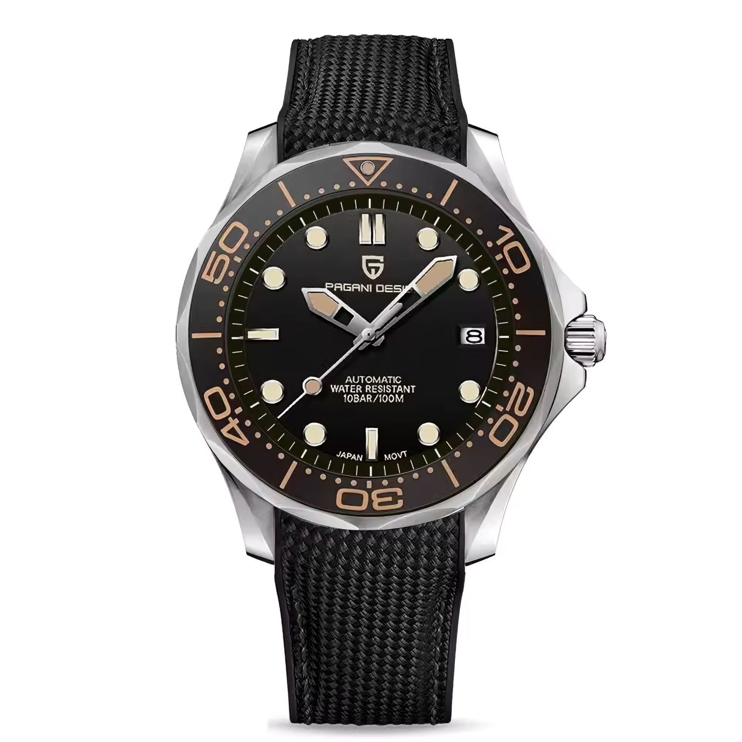 Pagani Design PD-1667 Seiko NH35 Automatiskt 10 ATM / 100 M
