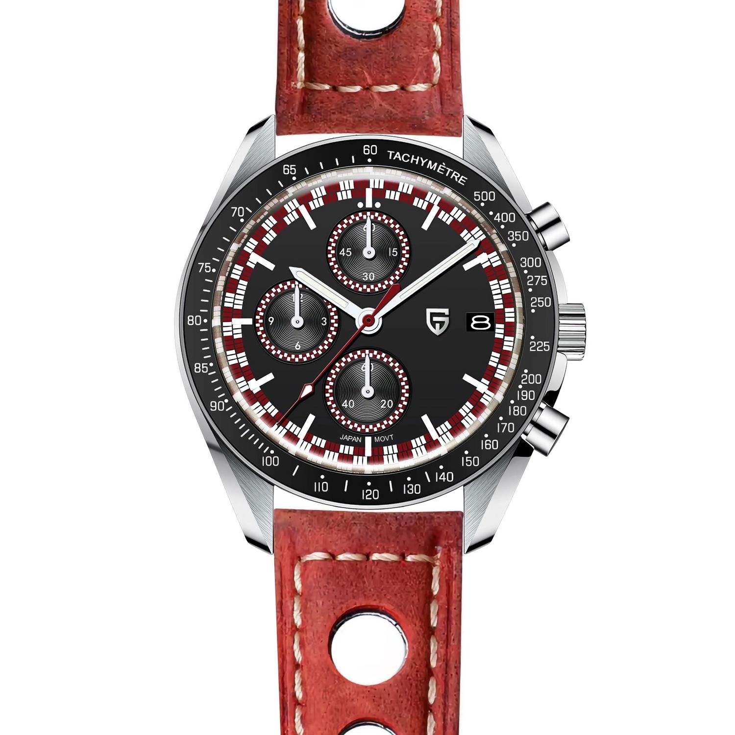Pagani Design PD-1816 Racing Red – Seiko Mecha-Quartz Chronograph