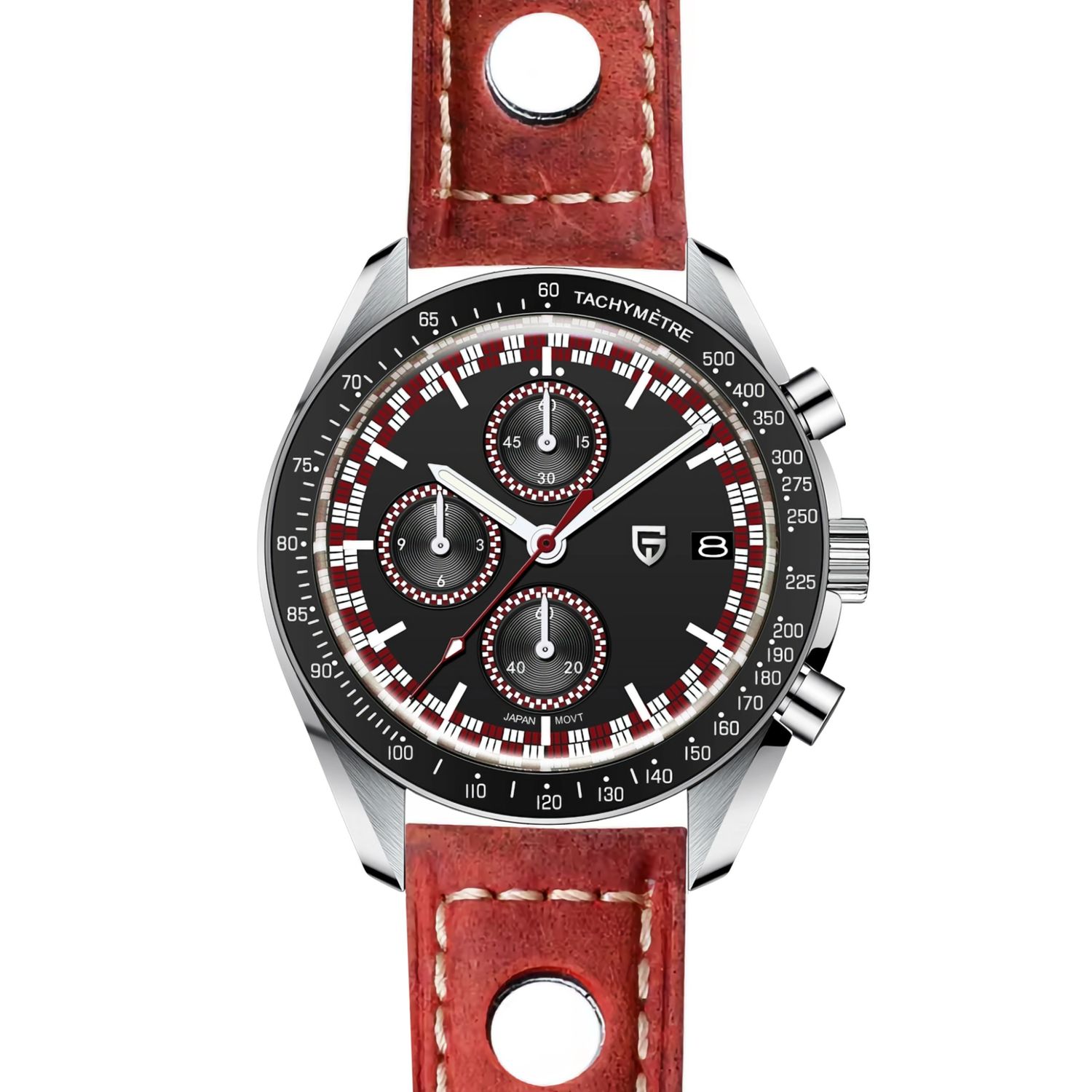 Pagani Design PD-1816 Racing Red – Seiko Mecha-Quartz Chronograph