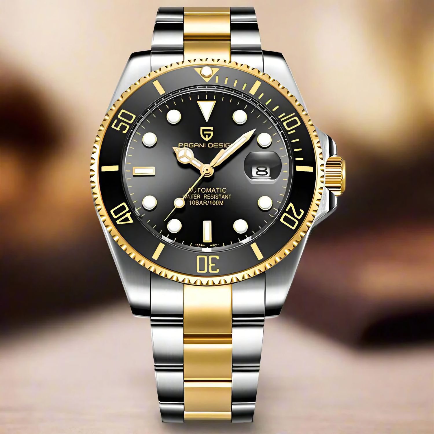 Pagani Design PD-1639 Submariner Miyota 8215 Automat 10ATM/100M