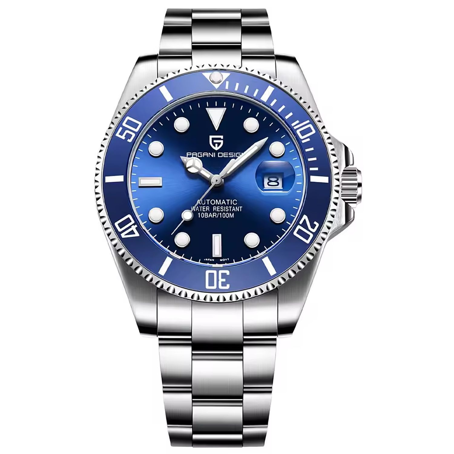 Pagani Design PD-1639 Submariner Miyota 8215 Automat 10ATM/100M