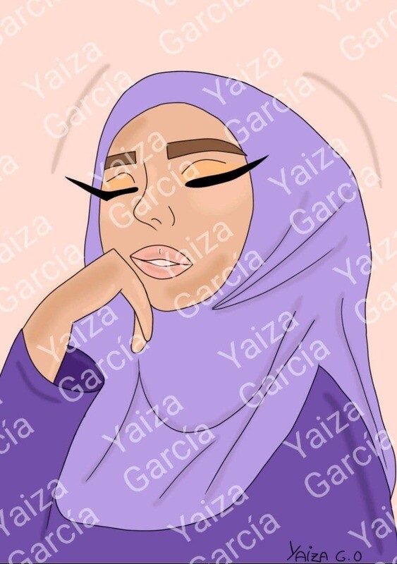 Lámina Belleza Musulmana A5
