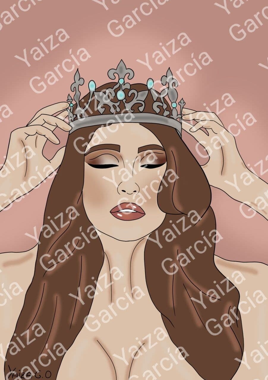 Lámina Princesa triste A5
