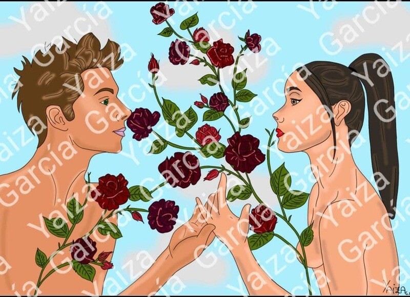 Lámina Entre rosas y espinas A4