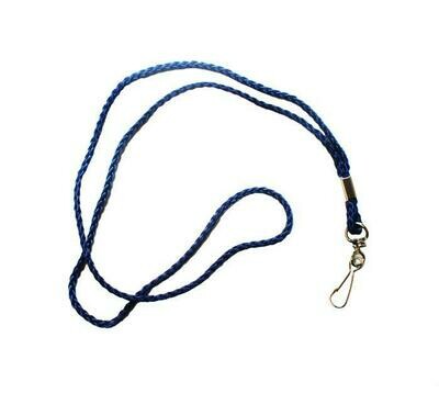 Royal Blue Lanyard Cord With Swivel Clip - Pack of 100