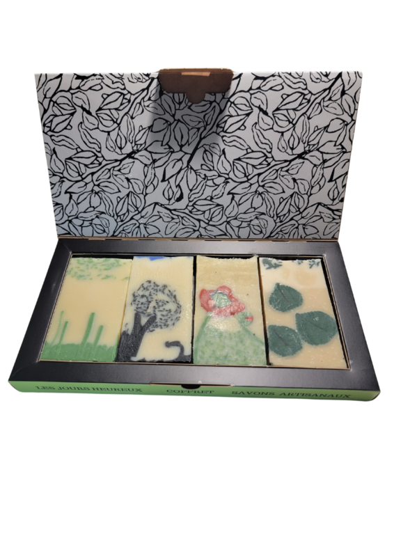 Coffret de 4 savons "LES JOURS HEUREUX"