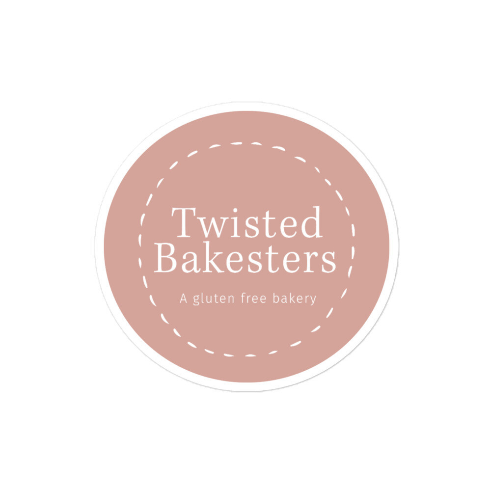 'Twisted Bakesters' Logo Sticker