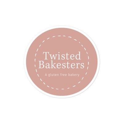'Twisted Bakesters' Logo Sticker