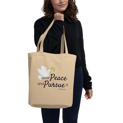 'Seek Peace' Tote Bag