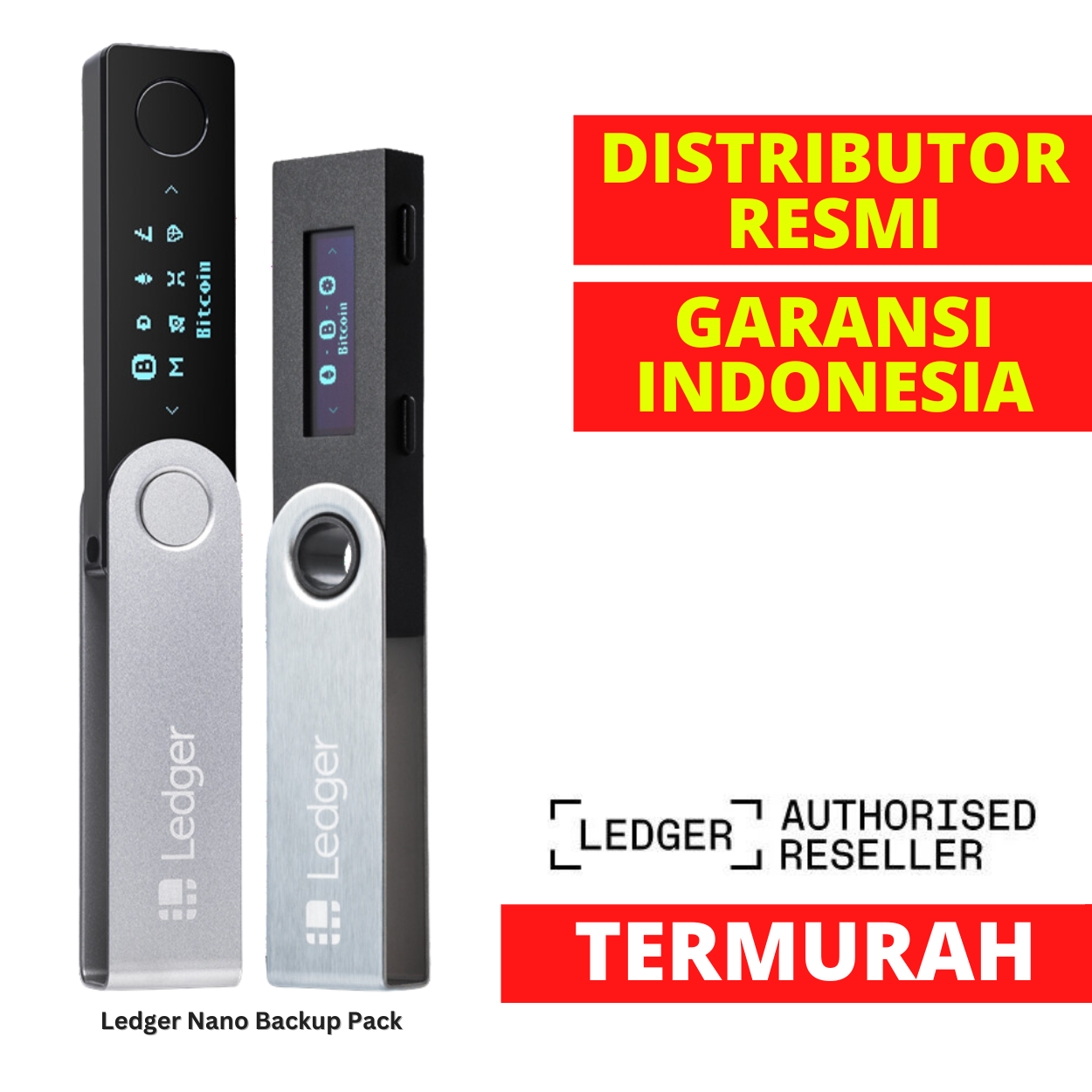 Ledger Nano Backup Pack - Hardware Cold Wallet