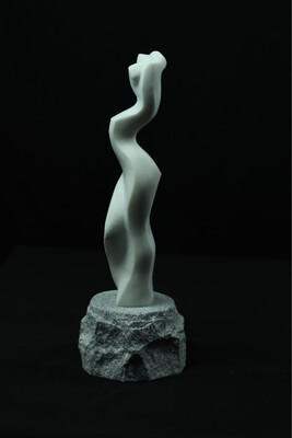 Female White Marble Sculpture