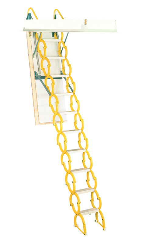 Rainbow Prestige Telescoping Attic Stair - Yellow M2254