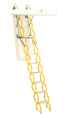 Rainbow Prestige Telescoping Attic Stair - Yellow M2254