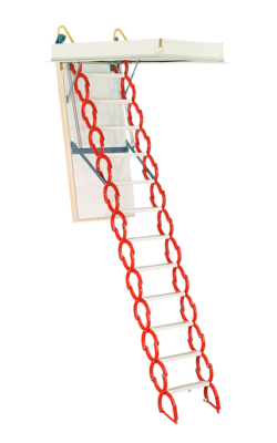Rainbow Prestige Telescoping Attic Stair - Red M3060H