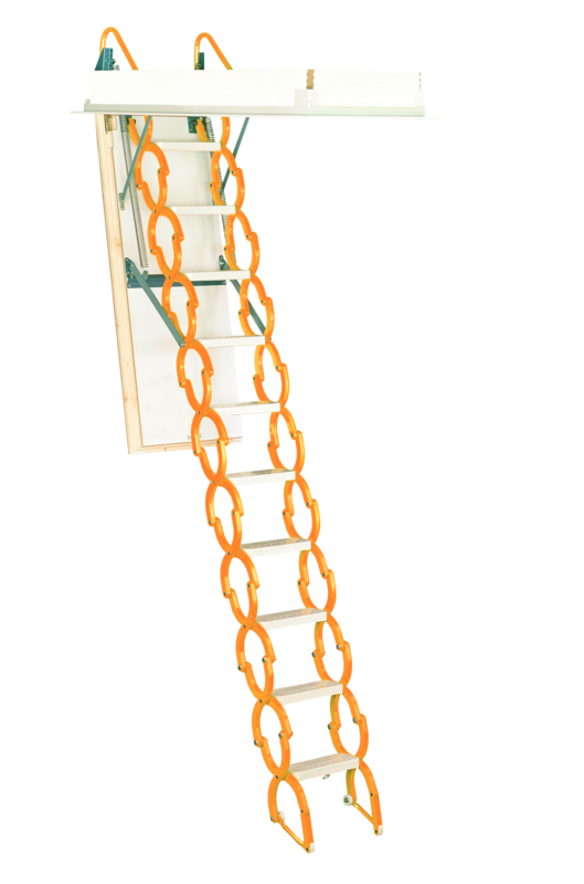Rainbow Prestige Telescoping Attic Stair - Orange M2254H