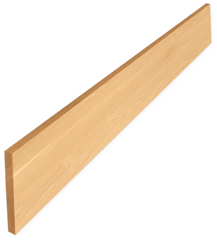 3/4&quot; Risers in Red Oak - In a Variety of Lengths
