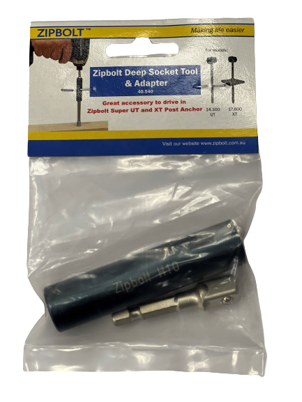 Zipbolt Deep Socket Tool 10mm Pack 40.540 (Use with 14.100, 17.800)