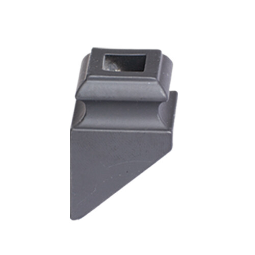 10 Pack - Satin Black Angled Base Shoes