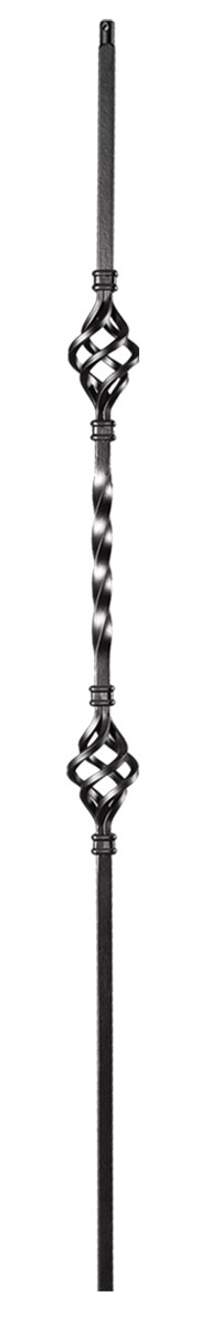 10 Pack - Single Twist Double Basket Balusters