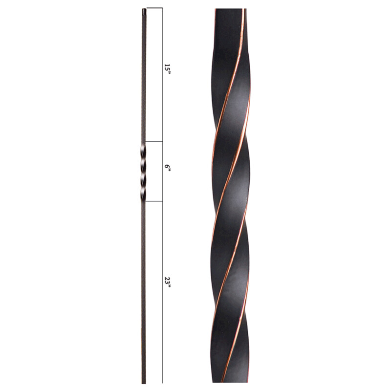 10 Pack - Single Twist Balusters