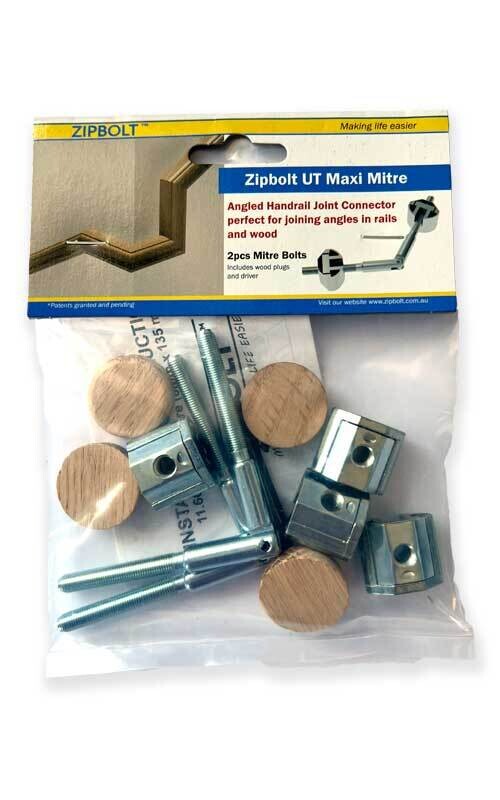 Zipbolt Maxi Miter 8mm x 135mm (11.600) 2 Pack