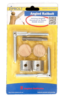 Zipbolt Angled Rail Bolt (11.560) 2 Pack