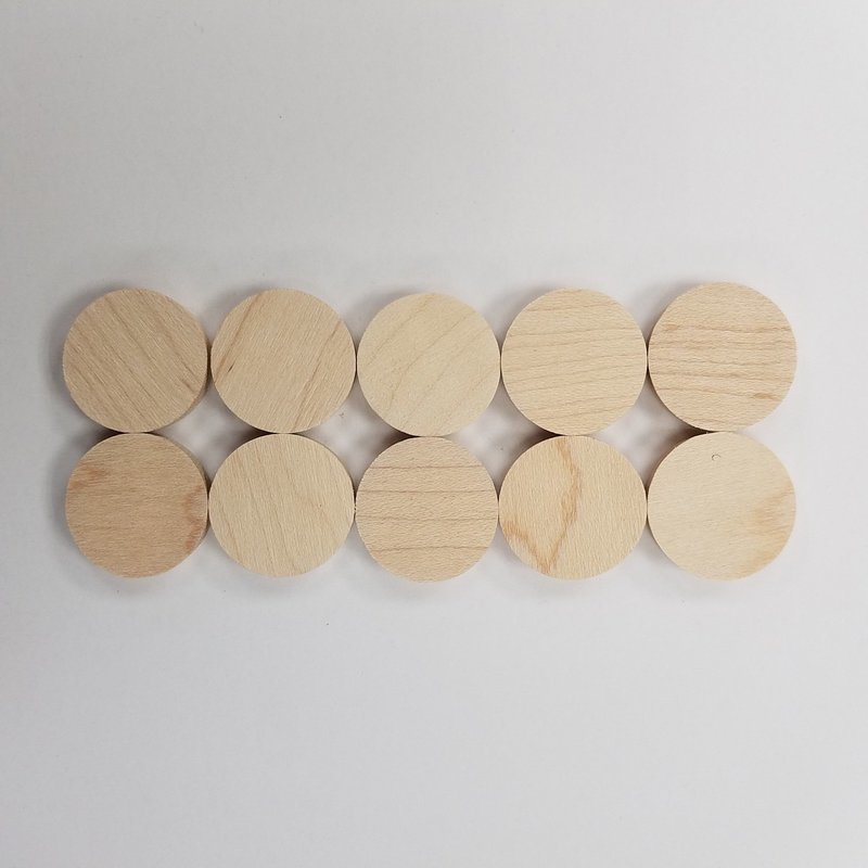 Plugs 1&quot; Maple